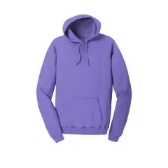 Port & Company&reg; Beach Wash Garment-Dyed Pullover Hooded Adult Sweatshirt Amethyst
