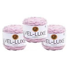 3 Pack Lion Brand&reg; Vel-Luxe Yarn Lilac