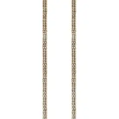 Silver Small Dot Rondel Metal Beads, 4mm by Bead Landing&trade;