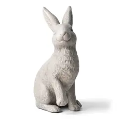 Glitzhome&reg; 18" MGO Sitting Rabbit Garden Statue