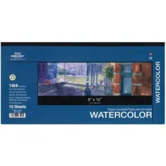 Pro Art&reg; 140# Horizontal Taped Watercolor Pad