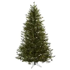 7.5ft. Pre-Lit Classic Pine & Pinecone Artificial Christmas Tree, Clear Lights