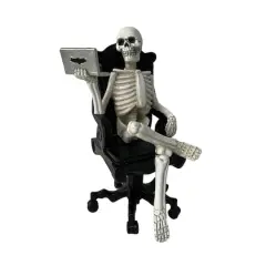 9.5" Skeleton with Computer Tabletop D&eacute;cor by Ashland&reg;