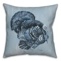 Watercolor Turkey Pillow