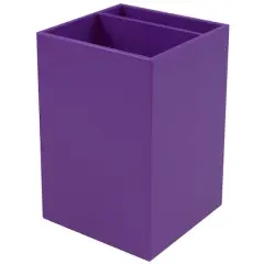 JAM Paper Plastic Pen Holder Purple