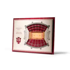 NCAA 5-Layer StadiumView Wall Art Indiana Hoosiers