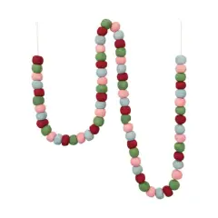 Hello Honey&reg; 6ft. Multicolor Wool Felt Ball Garland