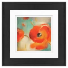 Timeless Frames&reg; Red Poppies Black Framed Wall Art