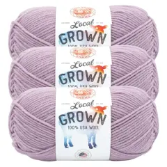 3 Pack Lion Brand&reg; Local Grown Yarn Lilac