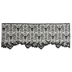 60" Black Skull Damask Lace Lamp Cover by Ashland&reg;