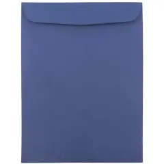 JAM Paper 9" x 12" Open End Catalog Premium Envelopes, 25ct. Presidential Blue