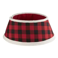 DII&reg; Red & Black Buffalo Check Holiday Tree Collar