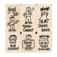 Hero Arts&reg; Big 'n' Little Hero Kids Stamps
