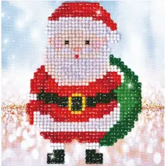 Diamond Dotz&reg; Santa Claus Sack Diamond Painting Kit