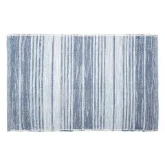 DII&reg; Variegated French Blue Recycled Yarn Rug , 2ft. x 3ft.