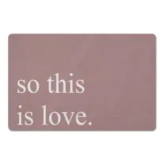 So This Is Love 18" x 27" Floor Mat
