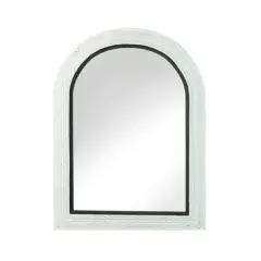 Nikki Chu Bicocca Wall Mirror with Black Trim