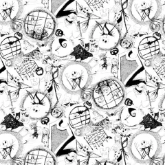 Disney&reg; The Nightmare Before Christmas Tossed World Cotton Fabric 
