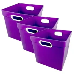 Romanoff&reg; Cube Bin, 3ct. Purple