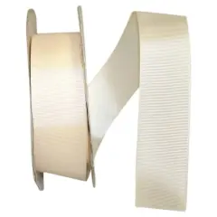 The Ribbon Roll 1.5" x 50yd. Grosgrain Solid Ribbon Ivory