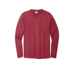 Port & Company&reg; Long Sleeve Bouncer T-Shirt Rich Red