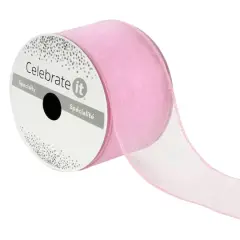 2.5" x 10yd. Sheer Wired Ribbon By Celebrate It&reg;