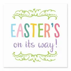 Easter's On its Way Tabletop Canvas Art 