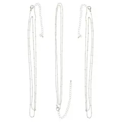 Rhodium Ball Chain Necklaces by Bead Landing&trade;