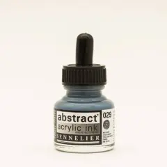 Sennelier Abstract Acrylic Ink, 30mL Iridescent Silver