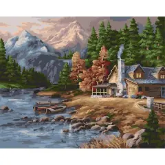 Crafting Spark Hunters Hut Painting by Numbers Kit
