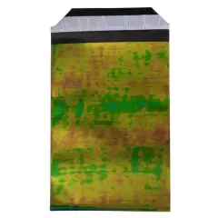 JAM Paper 5.25" x 8" Open End Foil Envelopes, 25ct. Green Metallic