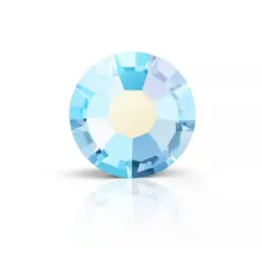 Preciosa MAXIMA SS16 Aurora Borealis Flatback Czech Crystals, 144ct. Aquamarine AB