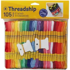 DMC&reg; Assorted Colors Threadship 6-Strand Floss Jumbo Pack, 105ct.
