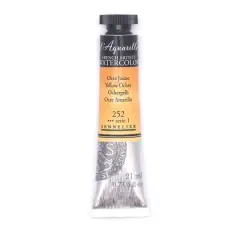 Sennelier French Artists' Watercolor, 21mL 252 Yellow Ochre S1