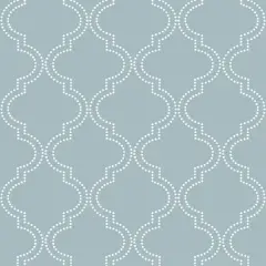 NuWallpaper Slate Blue Quatrefoil Peel & Stick Wallpaper