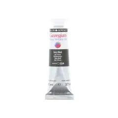 Daler-Rowney&reg; Georgian Water Mixable Oil Paint, 37mL 034 Ivory Black
