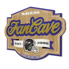 NFL Fan Cave Sign Baltimore Ravens