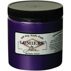 Jacquard Lumiere Metallic Acrylic Paint, 8oz. Pearl Violet