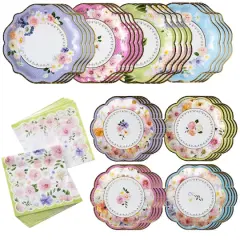 Kate Aspen&reg; Tea Time Party 62-Piece Party Tableware Set