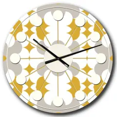 Designart 'Retro Abstract Design Xiii Mid-Century Modern Wall Clock