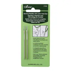 Clover Darning Needles with Latch Hook Eye