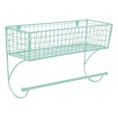 DII&reg; Large Farmhouse Towel Rack Aqua