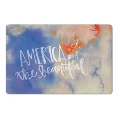 American The Beautiful Floor Mat