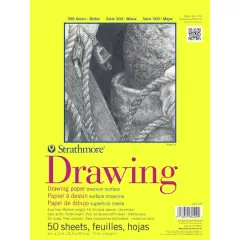 Strathmore&reg; 300 Series Drawing Paper Pad, 9" x 12"
