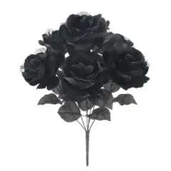17.5" Black Rose Bush by Ashland&reg;
