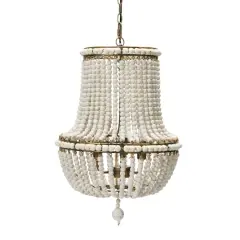 Hello Honey&reg; 21" Draped Wood Bead Chandelier