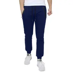 Galaxy by Harvic Men&rsquo;s Slim Fit Fleece Jogger Sweatpants Navy
