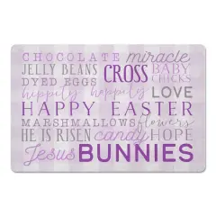 Easter Day Words 3 27" x 18" Floor Mat
