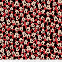 Springs Creative Disney&reg; Mickey Mouse Heads on Red Fleece
