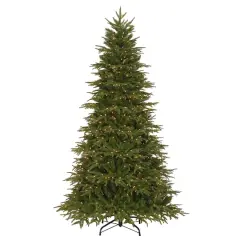 7.5ft. Pre-Lit Feel-Real&reg; Northern Frasier Fir Artificial Christmas Tree, Clear Lights